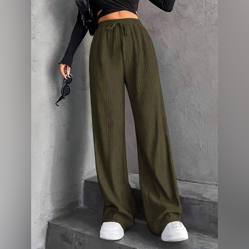 Drawstring Wide Leg Pants - Picture 14 of 16